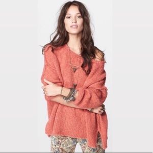 **SOLD***Free People Teddy Bear oversized sweater